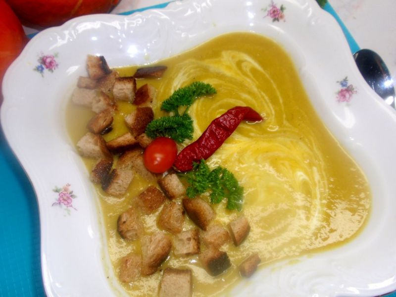 Krem z dyni i pasternaku