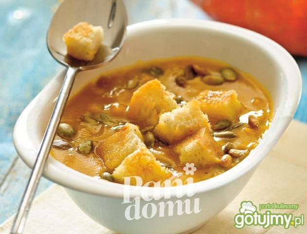 Krem z dyni pachnący curry