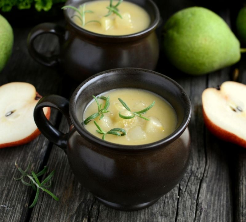 Krem z dyni z gruszką i rozmarynem