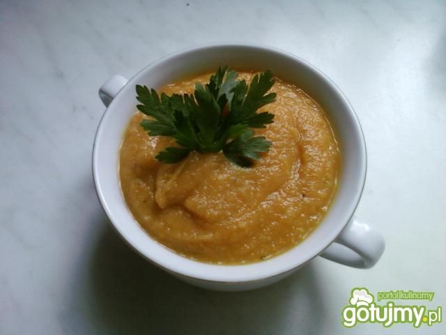 Krem z kalarepy, ziemniaka i wołowiny Krem z kalarepy, ziemniaka i wołowiny