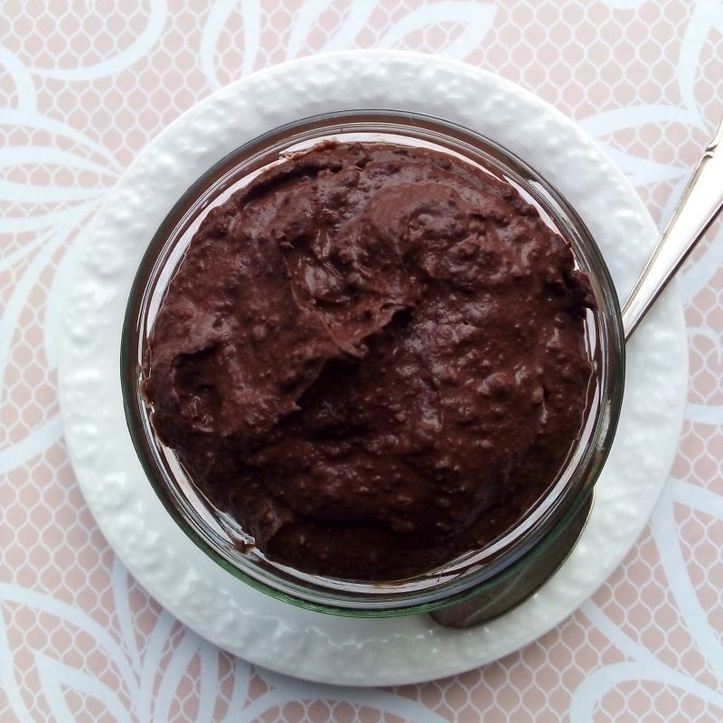 Krem z kaszy jaglanej, banana i czekolady