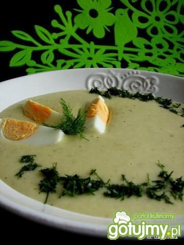 Krem z łodygi brokuła 