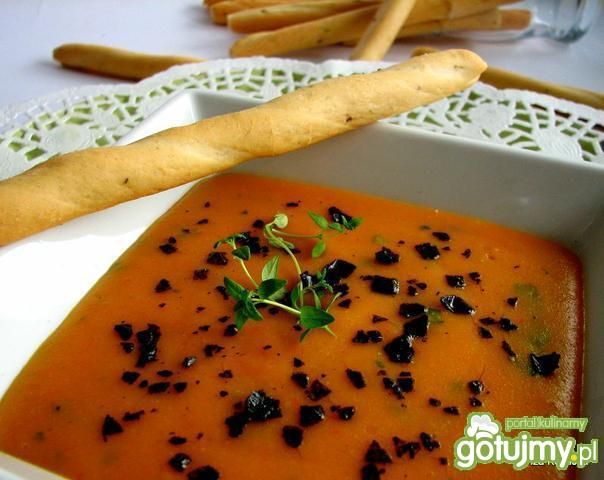 Kremowa marchewkowa z ryżem 