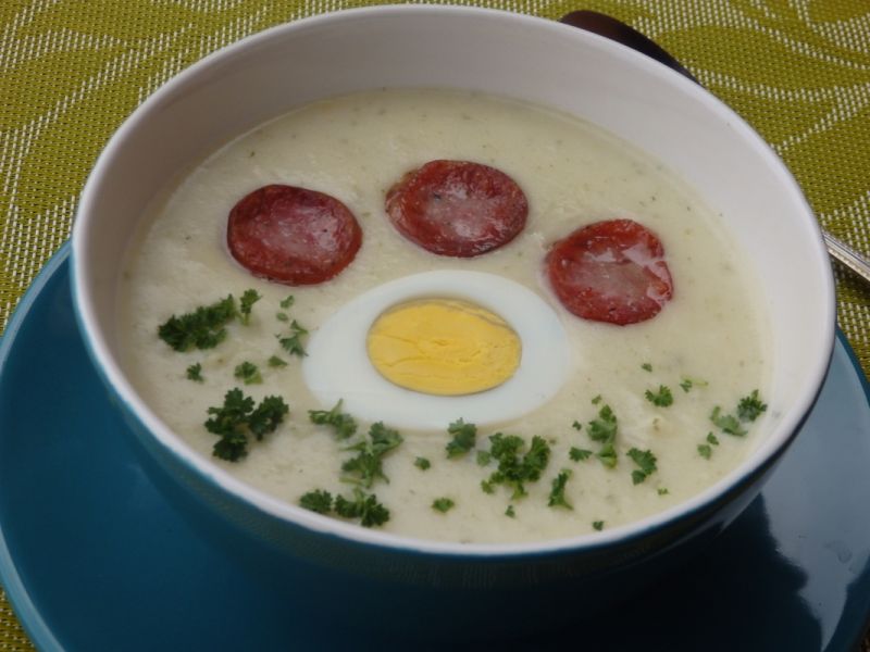 Kremowa zupa chrzanowa 