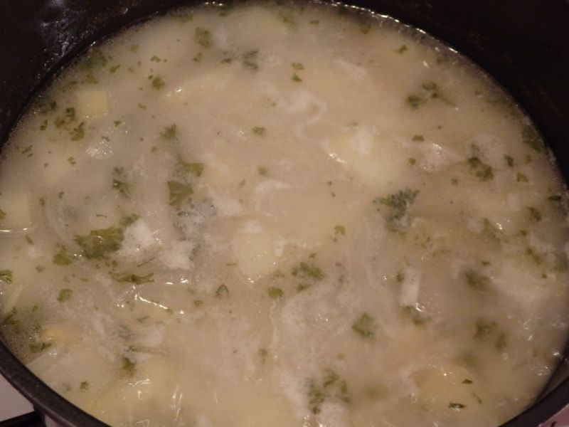 Kremowa zupa chrzanowa 