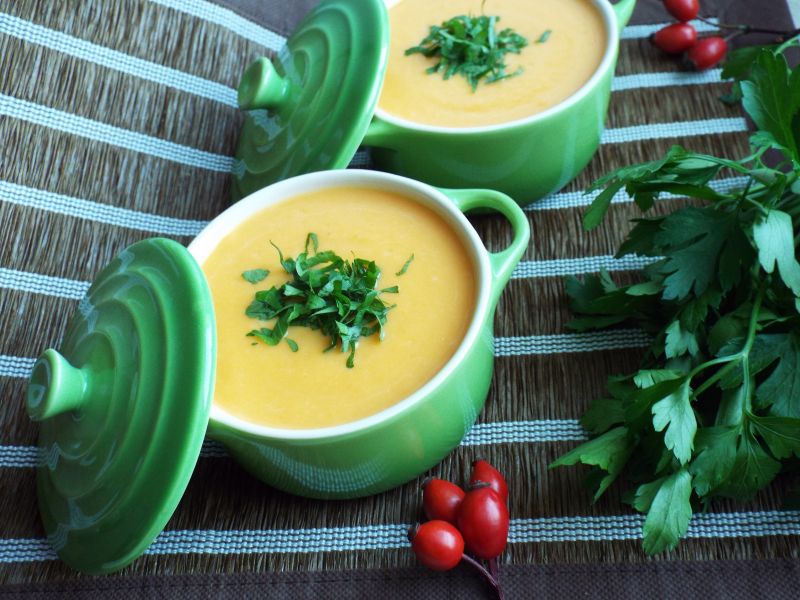 Kremowa zupa z batatów