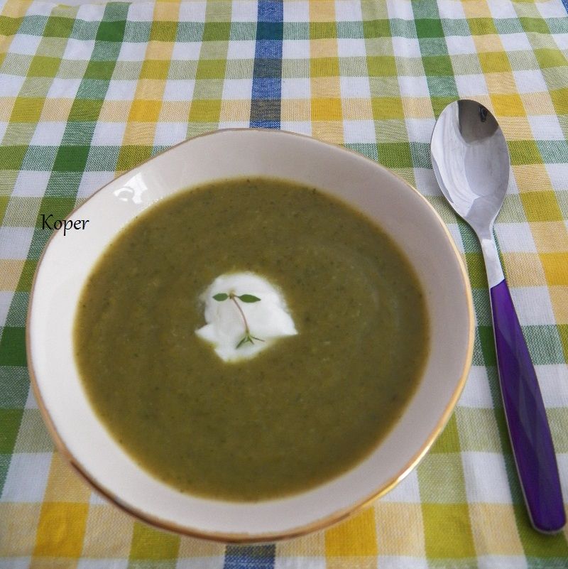Kremowa zupa z cukinii