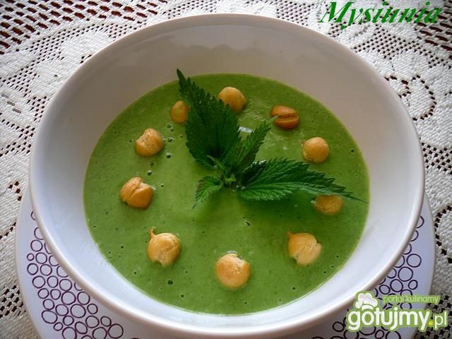 Kremowa zupa z pokrzyw