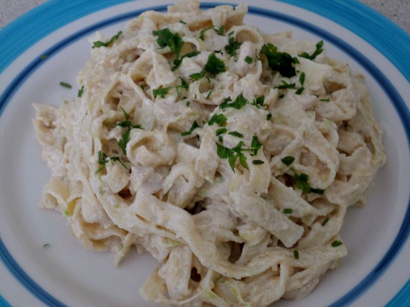 Kremowe pappardelle Kremowe pappardelle