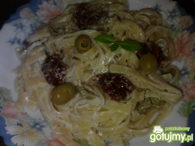 Kremowe tagliatelle Kremowe tagliatelle