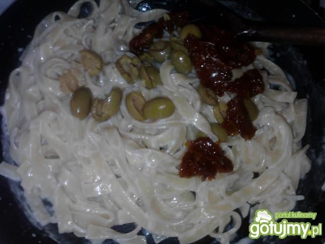 Kremowe tagliatelle