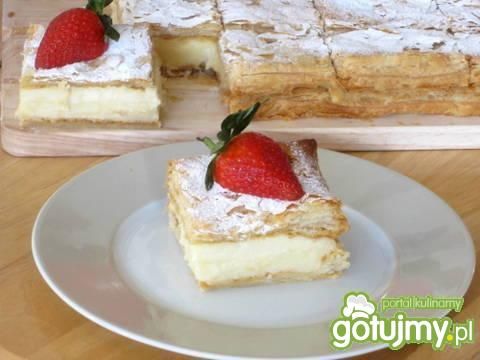 Kremówka zwana też napoleonką Kremówka zwana też napoleonką