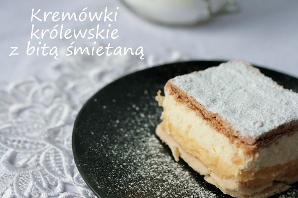 Kremówki z bitą śmietaną