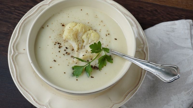 Kremowy kalafior z pieprzem Kremowy kalafior z pieprzem