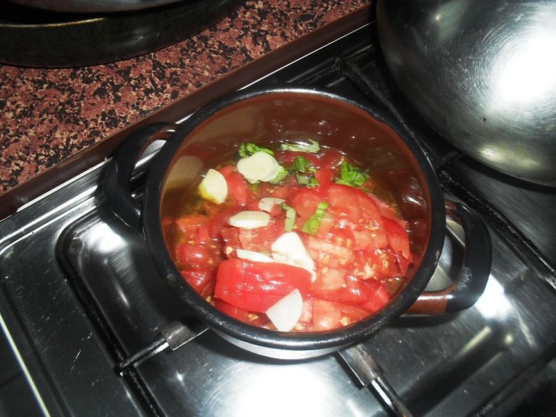 Kremowy sos ze świeżych pomidorów 