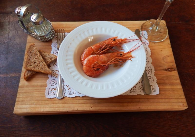 Krewetki na maśle na ostro Krewetki na maśle na ostro