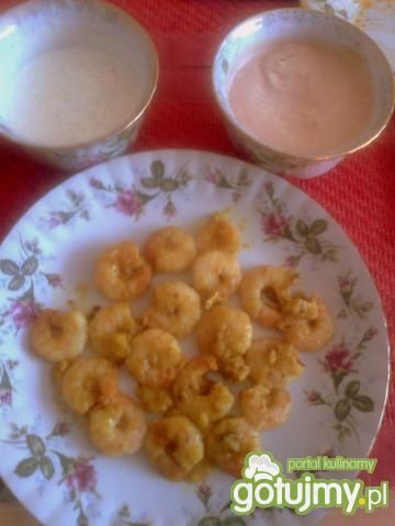 Krewetki o smaku cury grillowane Krewetki o smaku cury grillowane