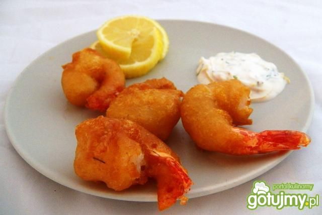 Krewetki w cieście piwnym