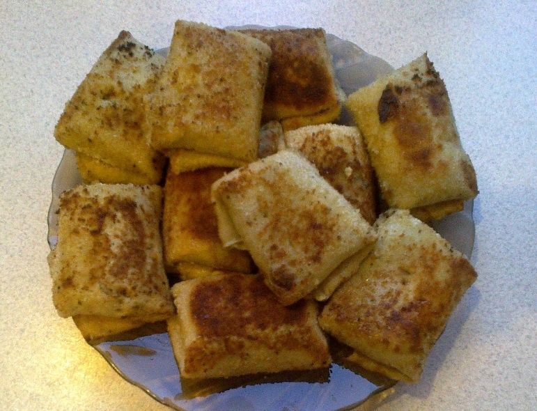 Krokiety naleśnikowe z mięsem Krokiety naleśnikowe z mięsem