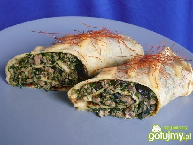 Krokiety pieczarkowo- szpinakowe Krokiety pieczarkowo- szpinakowe
