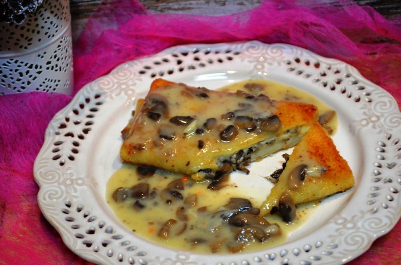 Krokiety podwójnie pieczarkowe   Krokiety podwójnie pieczarkowe