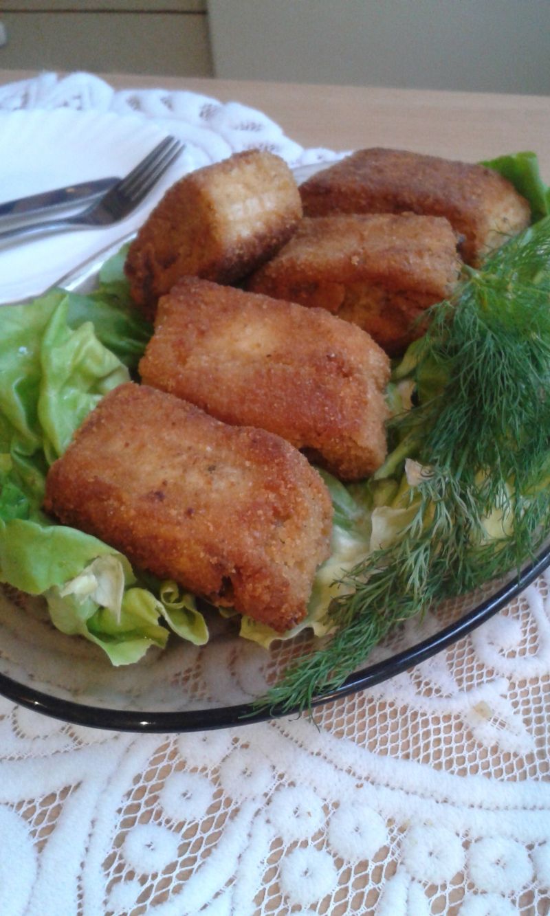 Krokiety w waflu Krokiety w waflu