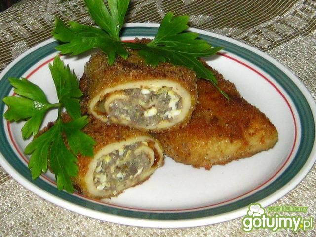 Krokiety z farszem z pieczarkowym Krokiety z farszem z pieczarkowym