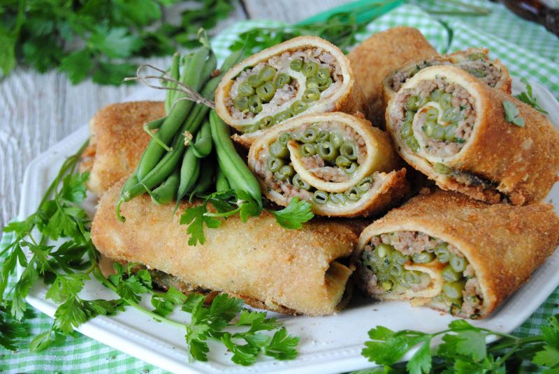 Krokiety z fasolką szparagową Krokiety z fasolką szparagową