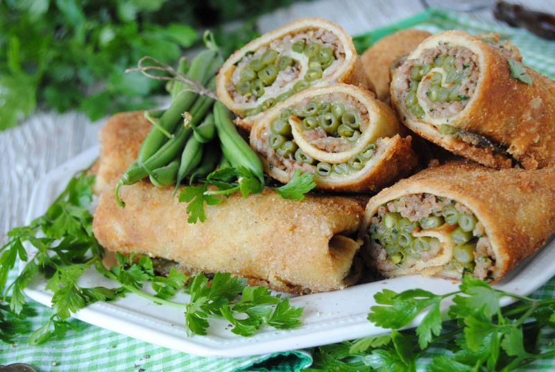 Krokiety z fasolką szparagową Krokiety z fasolką szparagową