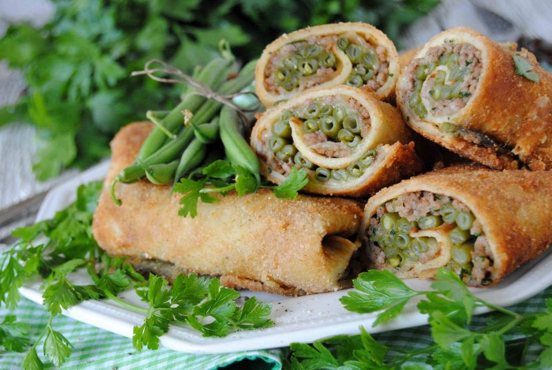 Krokiety z fasolką szparagową Krokiety z fasolką szparagową