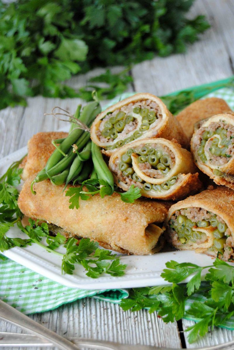 Krokiety z fasolką szparagową Krokiety z fasolką szparagową