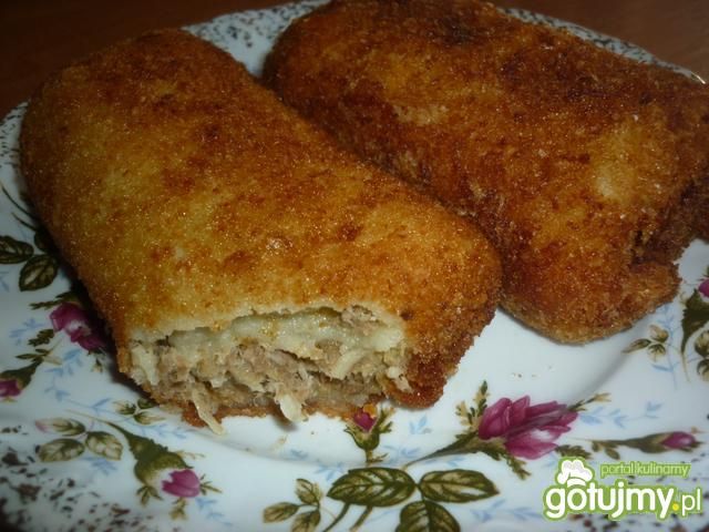 Krokiety z gotowanym mięsem Krokiety z gotowanym mięsem