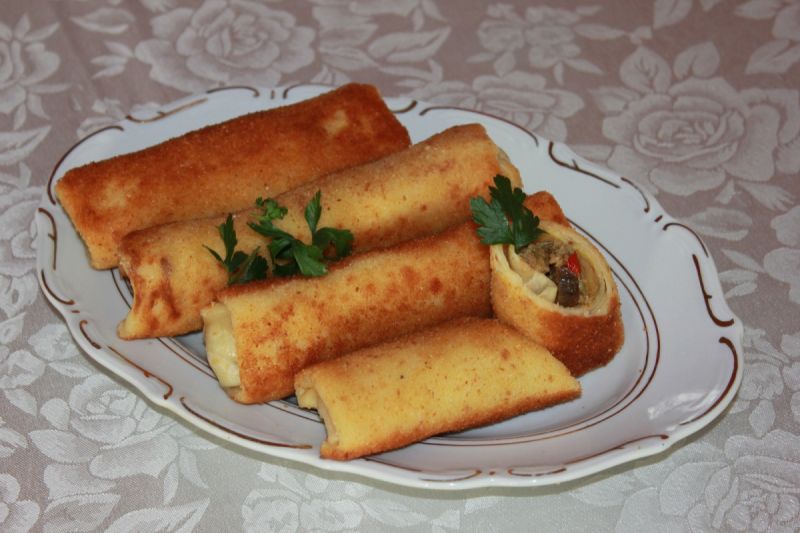 Krokiety z grzybami  Krokiety z grzybami