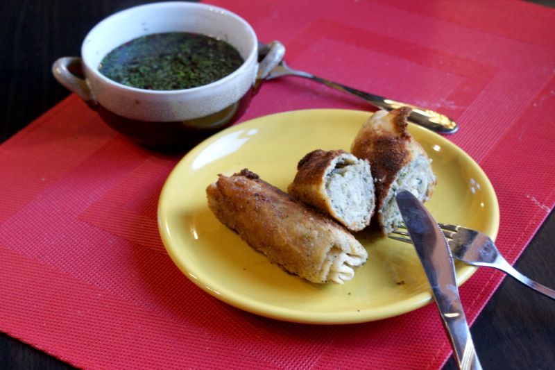 Krokiety z grzybami do barszczu