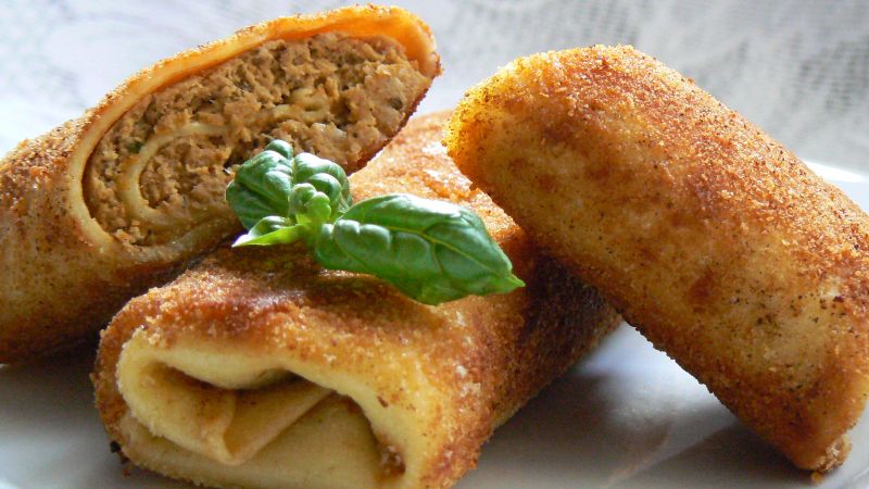 Krokiety z kaczką i kurczakiem