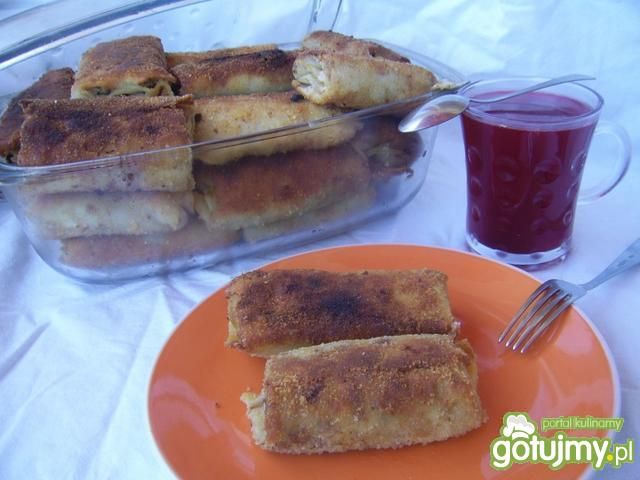 Krokiety z kapustą i grzybami