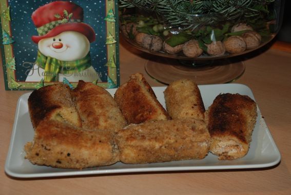 Krokiety z kapustą i pieczarkami