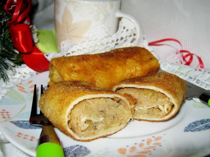 Krokiety z kapustą i suszem z kani Krokiety z kapustą i suszem z kani