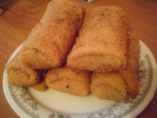 Krokiety z kapusta kisz. i grzybami