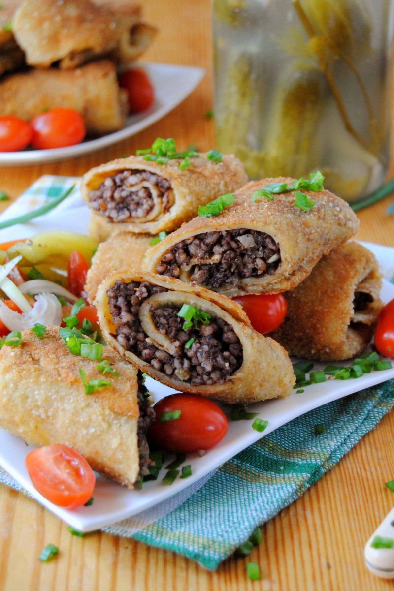 Krokiety z kaszanką