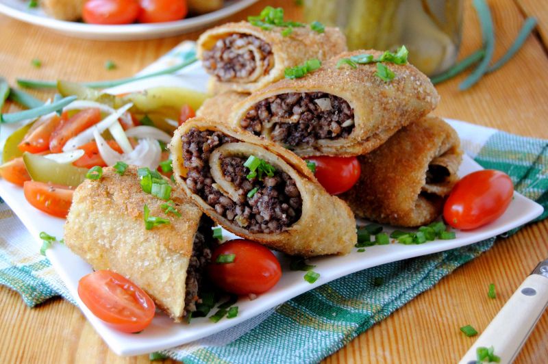 Krokiety z kaszanką