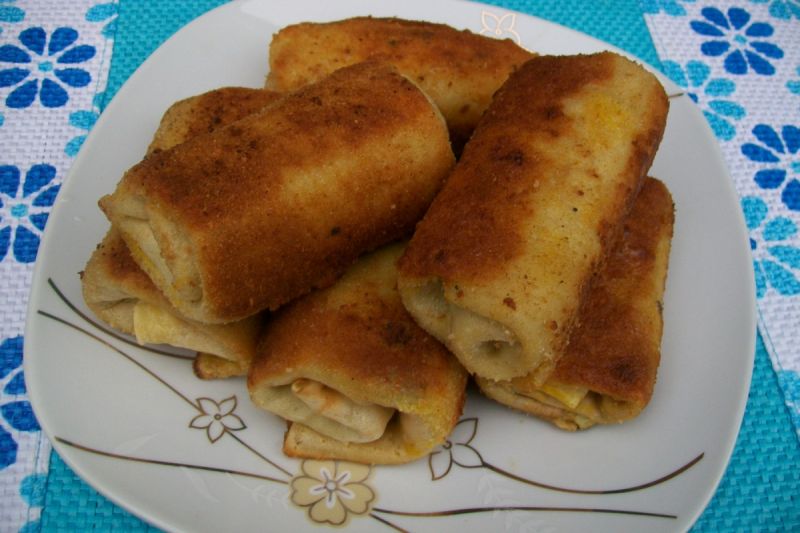 Krokiety z kiszoną kapustą i pieczarkami