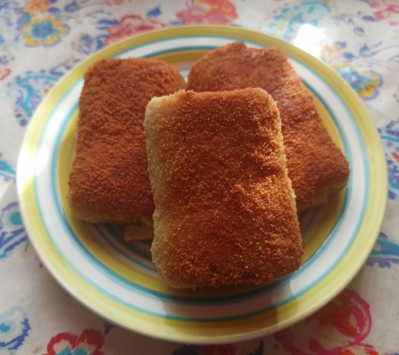 Krokiety z kurkami i kapustą