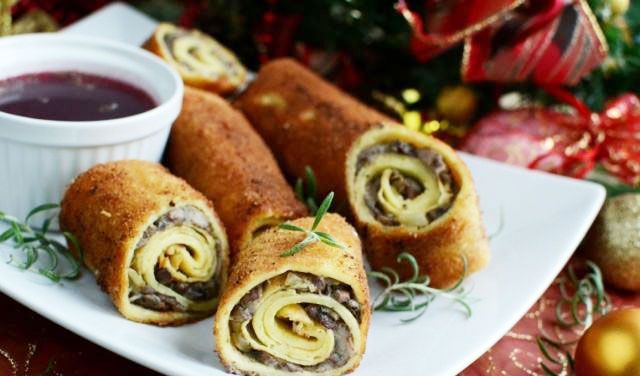 Krokiety z maślakami Krokiety z maślakami