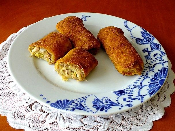 Krokiety z mięsem i cukinią