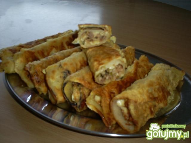 Krokiety z mięsem i serem żółtym Krokiety z mięsem i serem żółtym