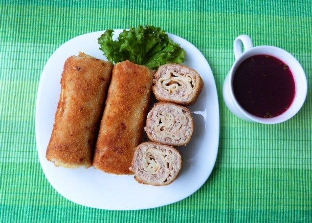 Krokiety z mięsem i warzywami Krokiety z mięsem i warzywami