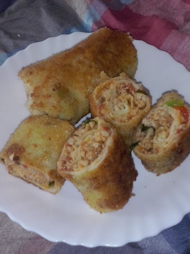 Krokiety z mięsem i warzywami