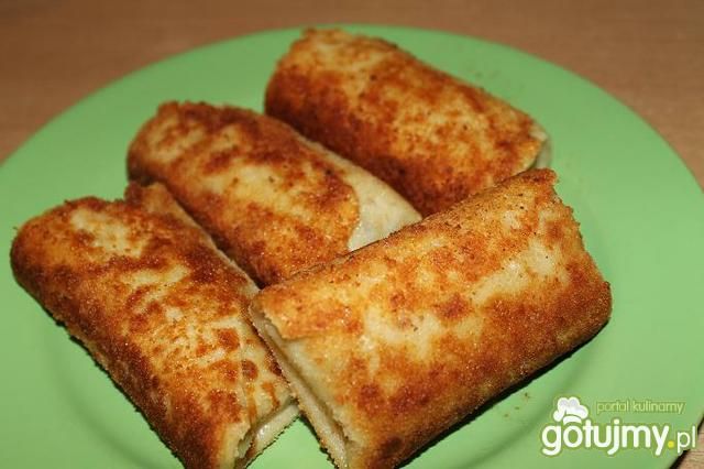 Krokiety z mięsem i żółtym serem Krokiety z mięsem i żółtym serem