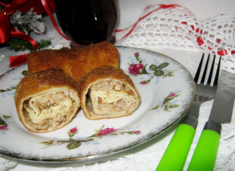 Krokiety z mięsem mielonym Krokiety z mięsem mielonym